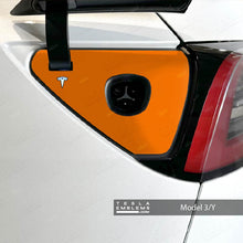 Load image into Gallery viewer, 3M Gloss Deep Orange Tesla Charge Port Wrap