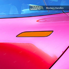 Load image into Gallery viewer, 3M Gloss Deep Orange Tesla Door Handle Decals (4pcs)