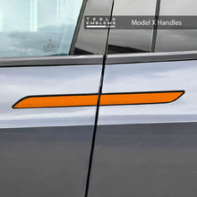 Load image into Gallery viewer, 3M Gloss Deep Orange Tesla Door Handle Decals (4pcs)