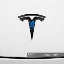 Load image into Gallery viewer, Avengers Tesla Emblem Decals (Front + Back)
