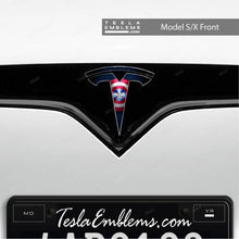 Load image into Gallery viewer, Captain America Tesla Emblem Decals (Front + Back)