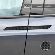 Load image into Gallery viewer, 3M Carbon Fiber Tesla Door Handle Decals (4pcs)