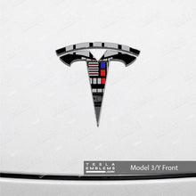 Load image into Gallery viewer, Darth Vader Tesla Emblem Decals (Front + Back)