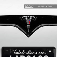 Load image into Gallery viewer, Darth Vader Tesla Emblem Decals (Front + Back)