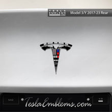 Load image into Gallery viewer, Darth Vader Tesla Emblem Decals (Front + Back)