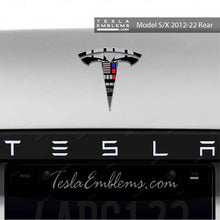 Load image into Gallery viewer, Darth Vader Tesla Emblem Decals (Front + Back)