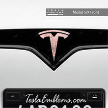 Load image into Gallery viewer, Demon Slayer Nezuko Tesla Emblem Decals (Front + Back)