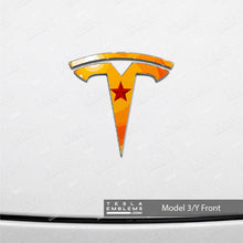 Load image into Gallery viewer, Dragon Ball Z Tesla Emblem Decals (Front + Back)