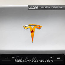 Load image into Gallery viewer, Dragon Ball Z Tesla Emblem Decals (Front + Back)