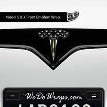 Load image into Gallery viewer, First Responders Armed Forces Tesla Emblem Decals (Front + Back)