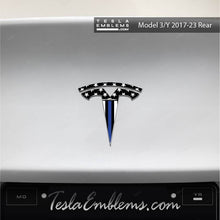 Load image into Gallery viewer, First Responders Law Enforcement Tesla Emblem Decals (Front + Back)