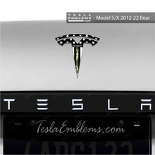 Load image into Gallery viewer, First Responders Armed Forces Tesla Emblem Decals (Front + Back)