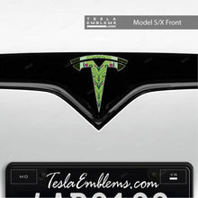 Load image into Gallery viewer, Frozen Anna Tesla Emblem Decals (Front + Back)