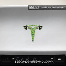 Load image into Gallery viewer, Frozen Anna Tesla Emblem Decals (Front + Back)