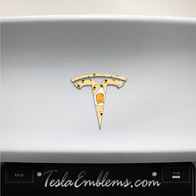 Load image into Gallery viewer, Gudetama Tesla Emblem Decals (Front + Back)
