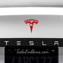Load image into Gallery viewer, Hello Kitty Tesla Emblem Decals (Front + Back)