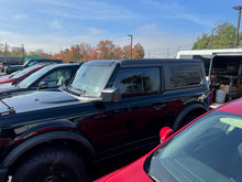 Load image into Gallery viewer, Distressed American Flag Window Decals for the 2021-2024 2 Door Ford Bronco (x2)