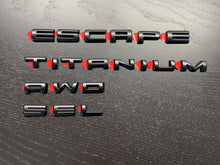 Load image into Gallery viewer, Ford Escape Lettering -matte black 2020-2024