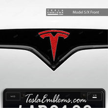 Load image into Gallery viewer, Isometric 3D Pattern Tesla Emblem Decals (Front + Back)
