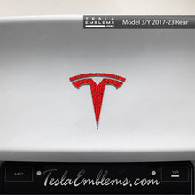Load image into Gallery viewer, Isometric 3D Pattern Tesla Emblem Decals (Front + Back)