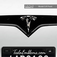 Load image into Gallery viewer, Camo Tesla Emblem Decals (Front + Back)