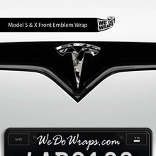 Load image into Gallery viewer, Camo Tesla Emblem Decals (Front + Back)