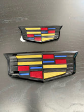 Load image into Gallery viewer, Cadillac Escalade Emblems Edge in Black High Gloss. 2015-2020 (Grille & Liftgate)