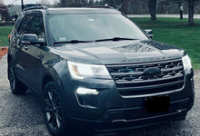 Load image into Gallery viewer, Ford Explorer 2016-2019 Black/Flat Emblems (Grille & Liftgate Ovals)