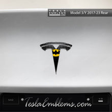 Load image into Gallery viewer, Batman Tesla Emblem Decals (Front + Back)
