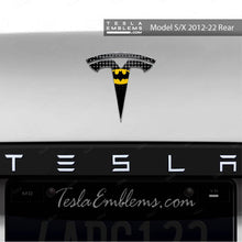 Load image into Gallery viewer, Batman Tesla Emblem Decals (Front + Back)
