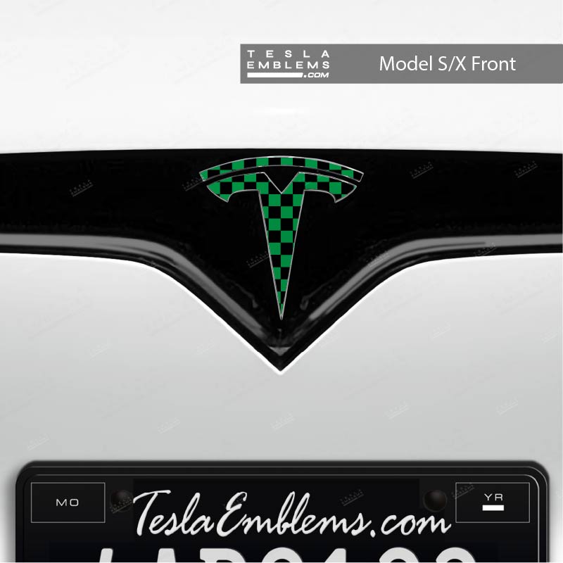 Demon Slayer Tanjiro Tesla Emblem Decals (Front + Back)