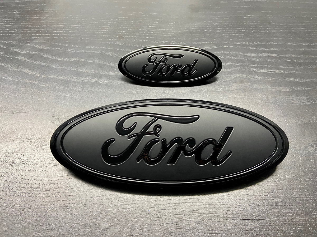 2020 Ford Explorer Emblems Badges Ovals Black
