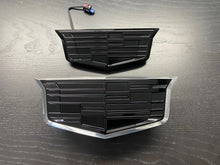 Load image into Gallery viewer, Escalade emblem set Gloss Black 2025 LED front
