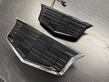 Load image into Gallery viewer, Escalade emblem set Gloss Black 2025 LED front

