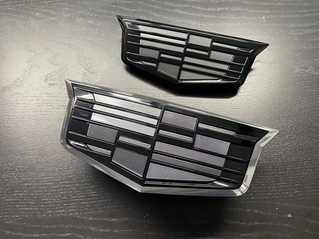 Escalade emblem set Black/Mono 2025-26 LED front