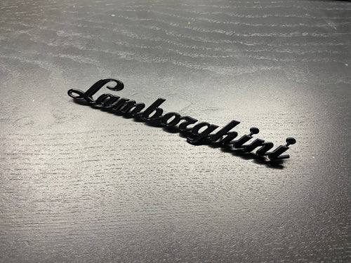2019-2022 Lamborghini Huracan Evo Rear Emblem Custom Painted Finished