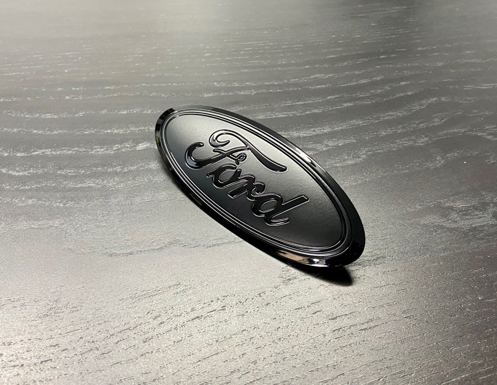 New Black/Smoked Chrome Rear Ford Oval Emblem (OEM) Available ...