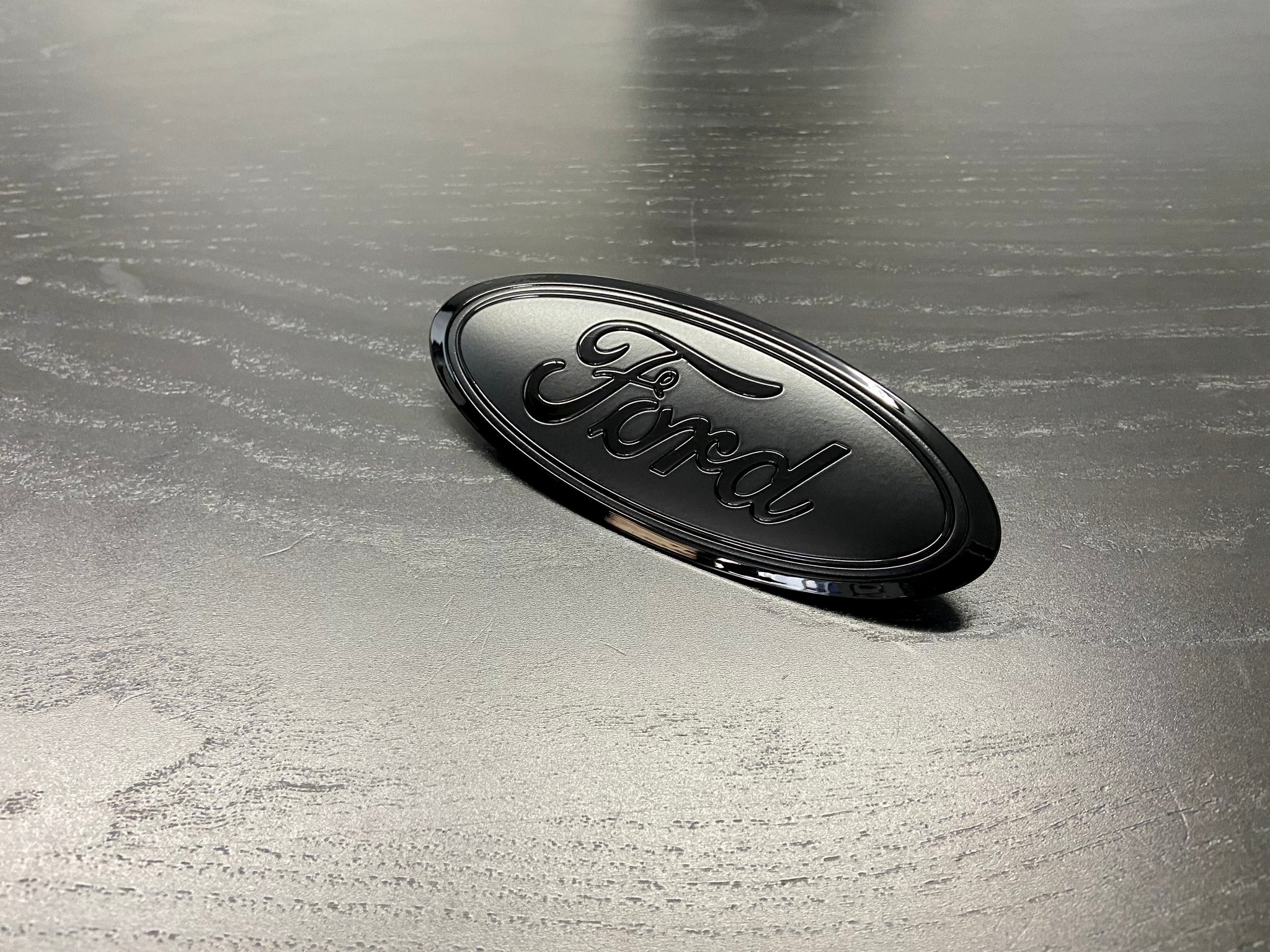 New Black/Smoked Chrome Rear Ford Oval Emblem (OEM) Available ...
